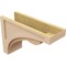 Ekena Millwork 7"W x 21"D x 14"H Classic Viola Rough Cedar Woodgrain TimberThane Corbel, Primed Tan CORUR07X21X14VIORCPR - alternate 6